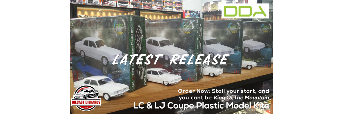 Latest Release: LC/LJ Torana Model Kits 1:24 by DDA