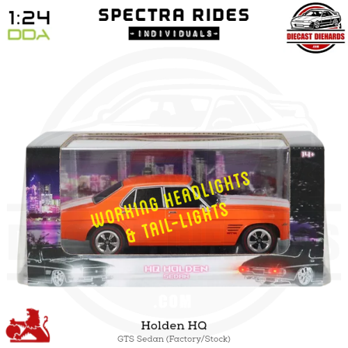 Holden HQ Monaro 4-Door GTS, Spectra Ride (Orange Zest) [1:24]