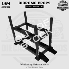 Workshop Vehicle Hoist, 4-Post, Double-Deck